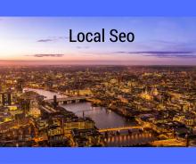 Bild Stadt mit dem Titel Local Seo